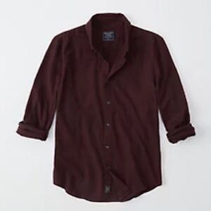 NWOT Abercrombie & Fitch men’s Oxford shirt,